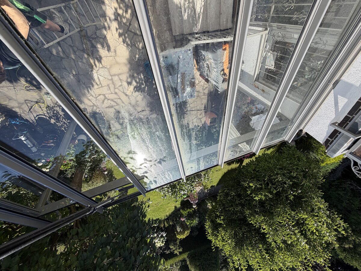 Glasdachreinigung durch Glasreinigung Kinner in Berlin
